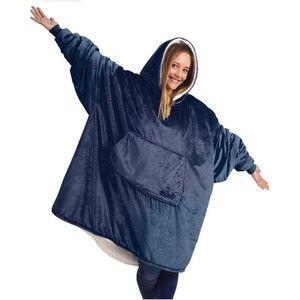THE COMFY Original Oversized Wearable Blanket snuggie - blue  (z257)